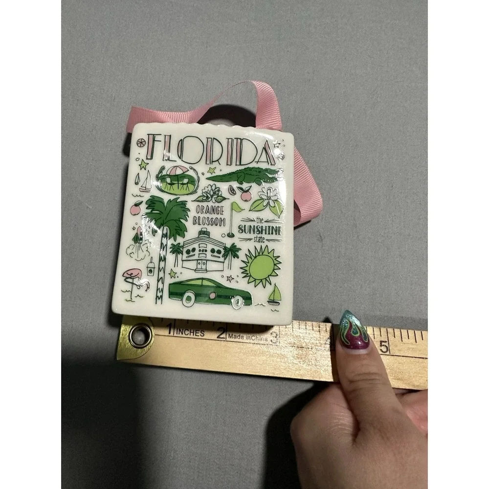 2019 Starbucks Been There‎ Series Florida Ceramic Shopping Bag Ornament
